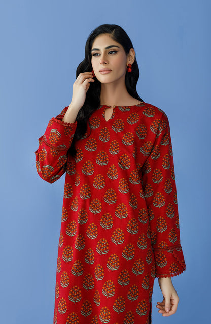Orient - Unstitched 2 Piece Printed Khaddar Shirt and Khaddar Pant