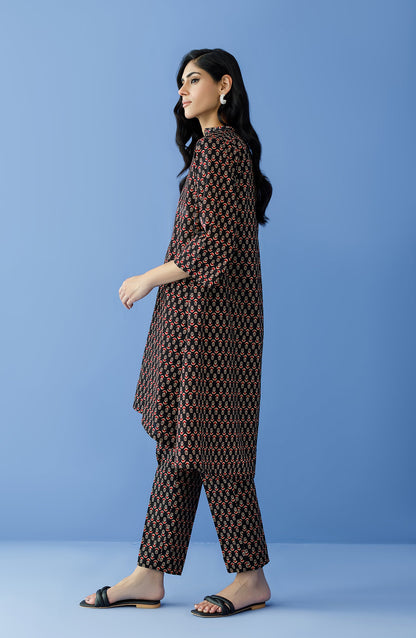 Orient - Stitched 2 Piece Printed Khaddar Shirt and Khaddar Pant