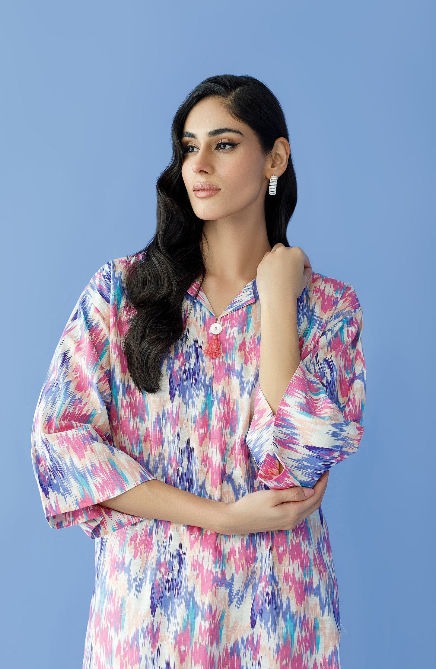 Orient - Stitched 2 Piece Printed Khaddar Shirt and Khaddar Pant