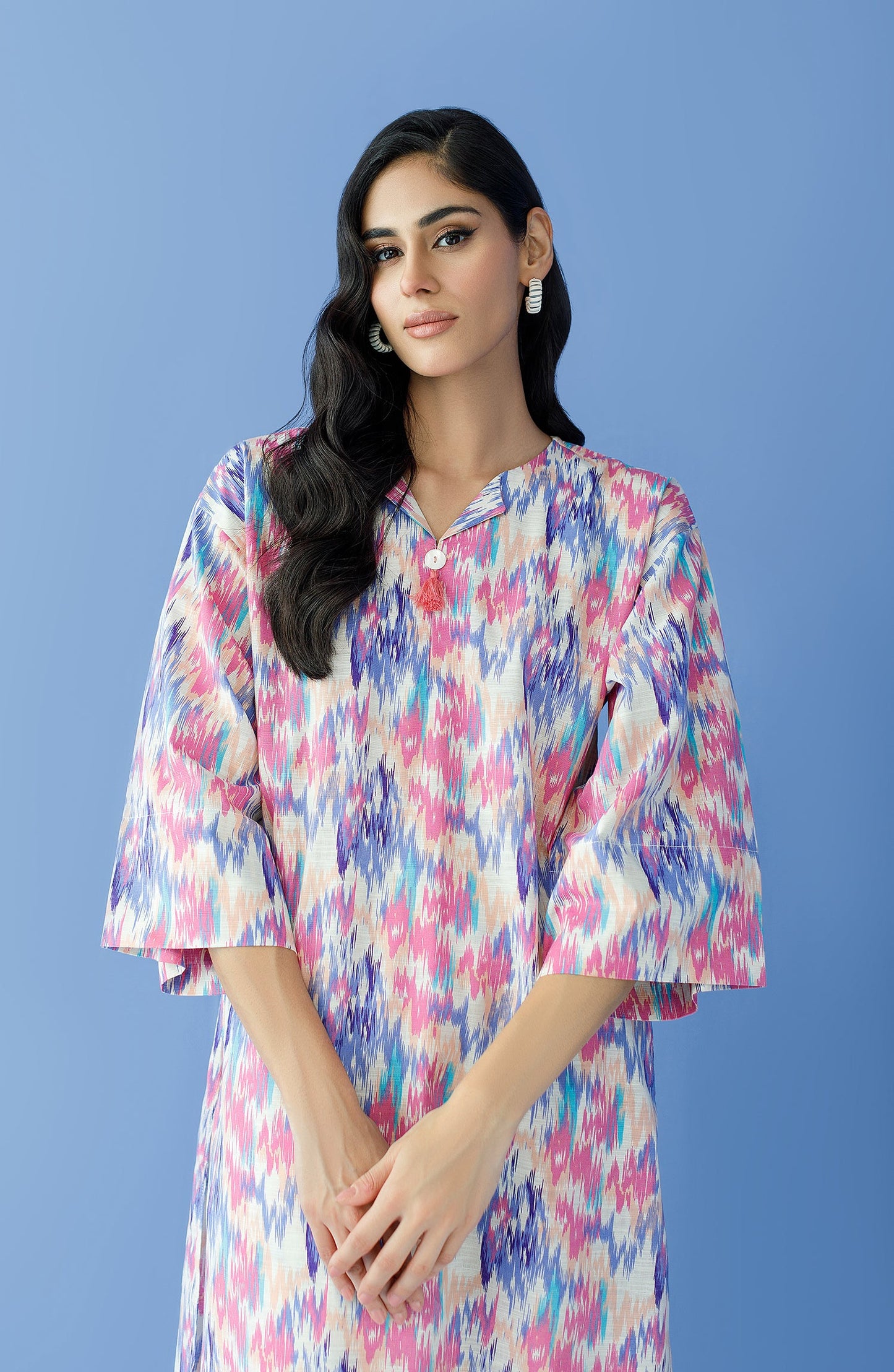 Orient - Unstitched 2 Piece Printed Khaddar Shirt and Khaddar Pant