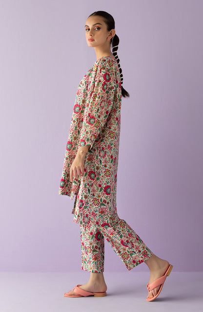 Orient - Stitched 2 Piece Printed Cambric Shirt and Cambric Pant
