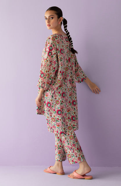Orient - Stitched 2 Piece Printed Cambric Shirt and Cambric Pant