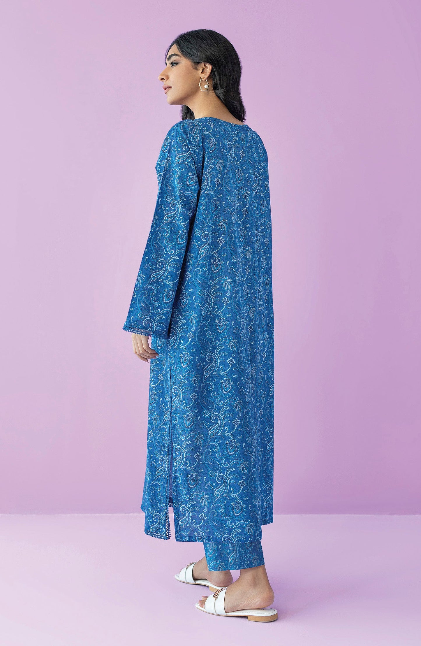 Orient - Stitched 2 Piece Embroidered Cambric Shirt and Cambric Pant