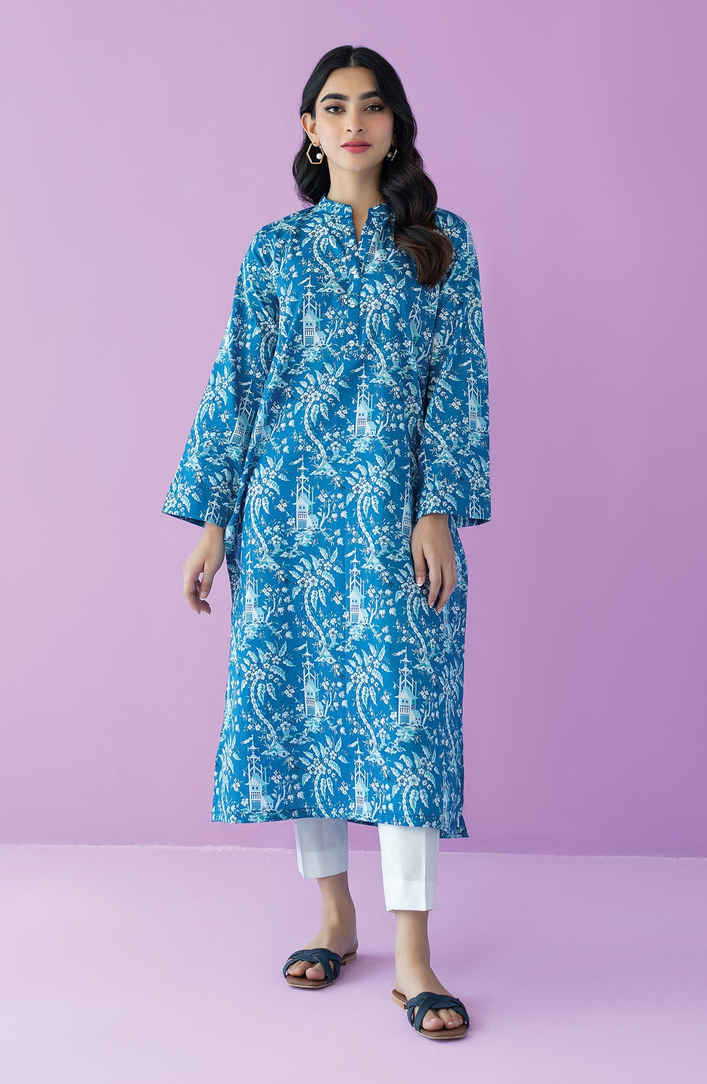 Orient - Stitched 1 Piece Printed Lawn Shirt