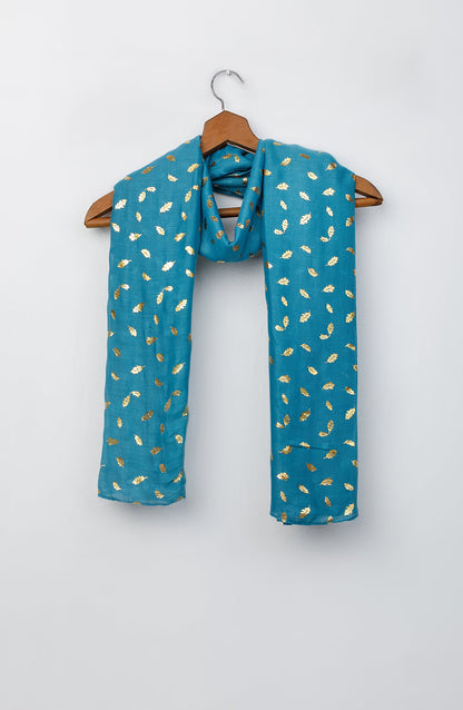 Orient - Stitched 1 Piece Dyed Cotton Scarf