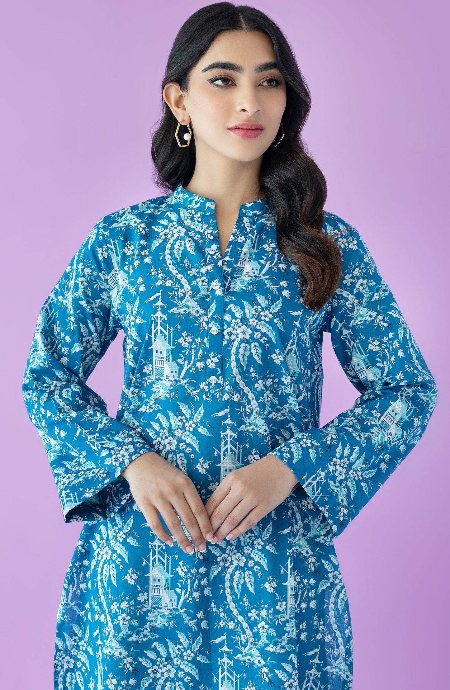 Orient - Stitched 1 Piece Printed Lawn Shirt