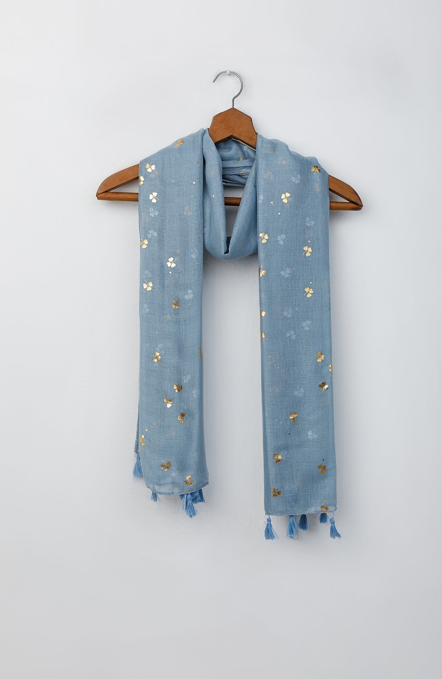 Orient - Stitched 1 Piece Dyed Cotton Scarf