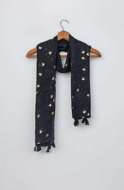 Orient - Stitched 1 Piece Dyed Cotton Scarf
