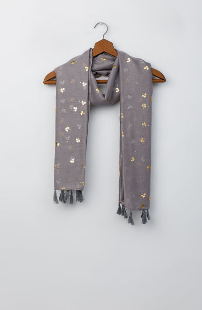 Orient - Stitched 1 Piece Dyed Cotton Scarf