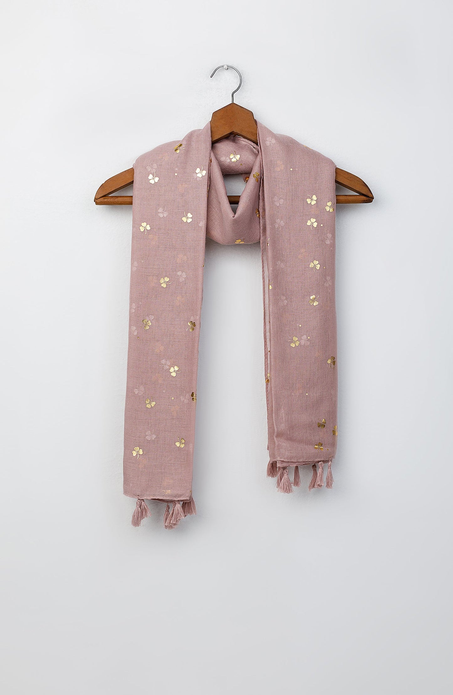 Orient - Stitched 1 Piece Dyed Cotton Scarf