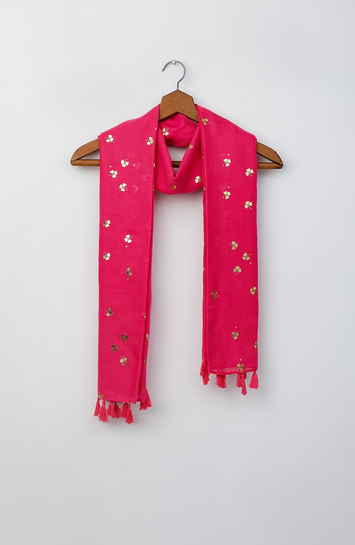 Orient - Stitched 1 Piece Dyed Cotton Scarf