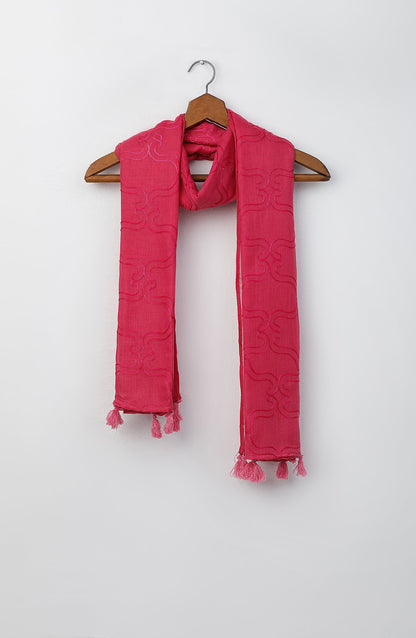 Orient - Stitched 1 Piece Dyed Cotton Scarf