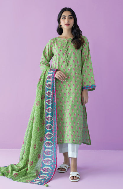 Orient - Unstitched 2 Piece Printed Lawn Shirt and Lawn Dupatta