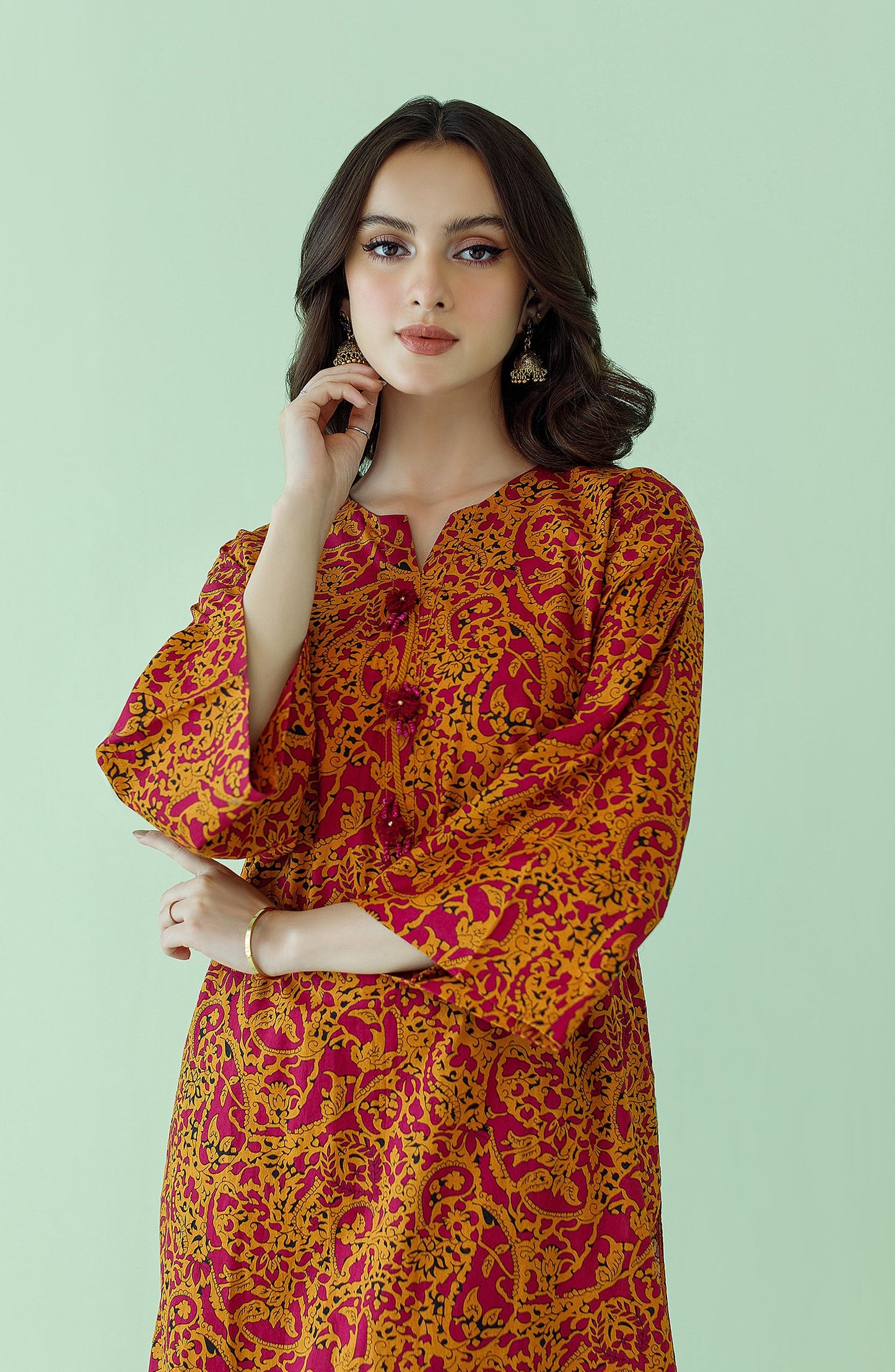 Orient - Unstitched 2 Piece Printed Lawn Shirt and Lawn Pant