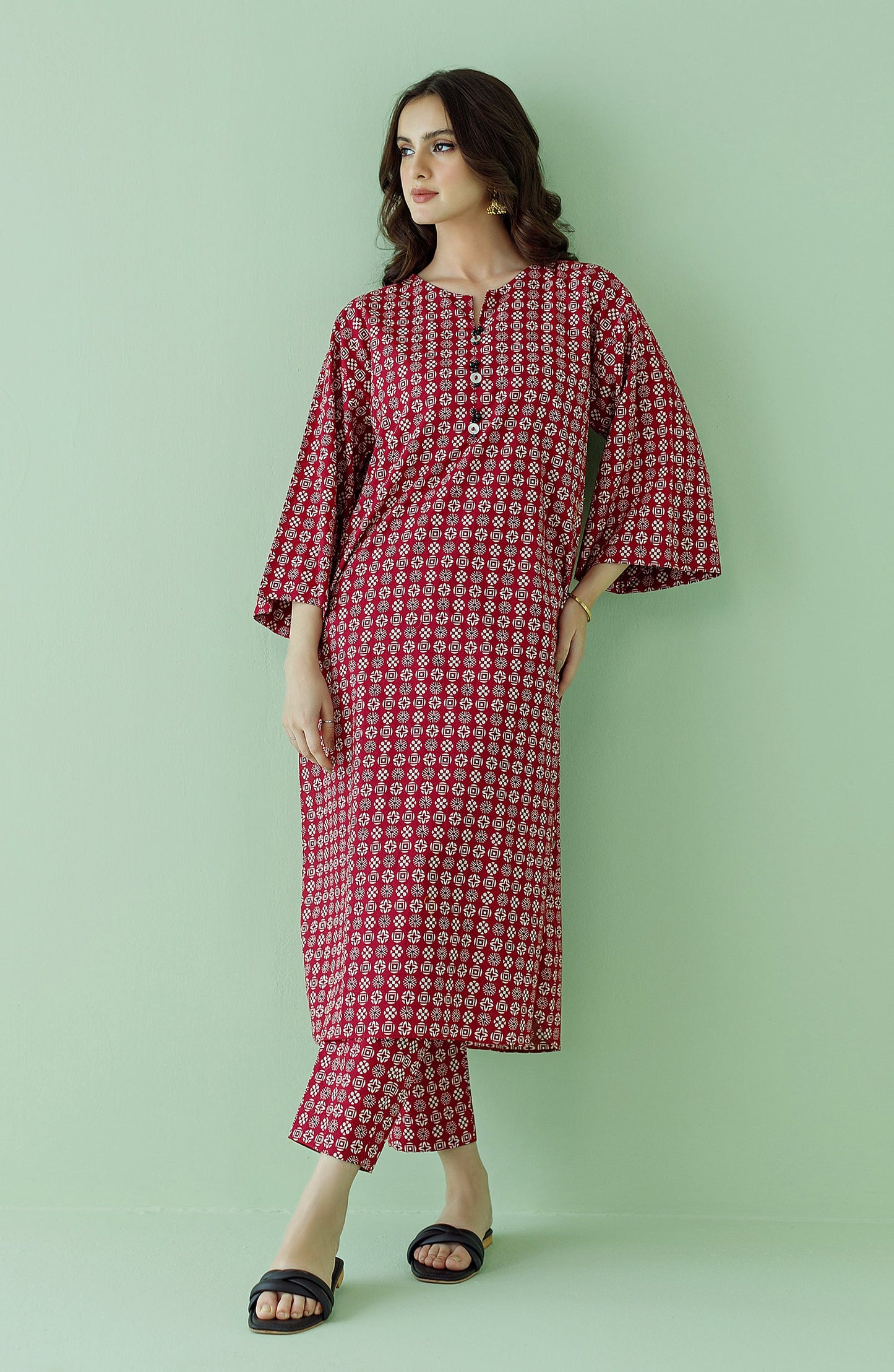 Orient - Stitched 2 Piece Printed Lawn Shirt and Lawn Pant