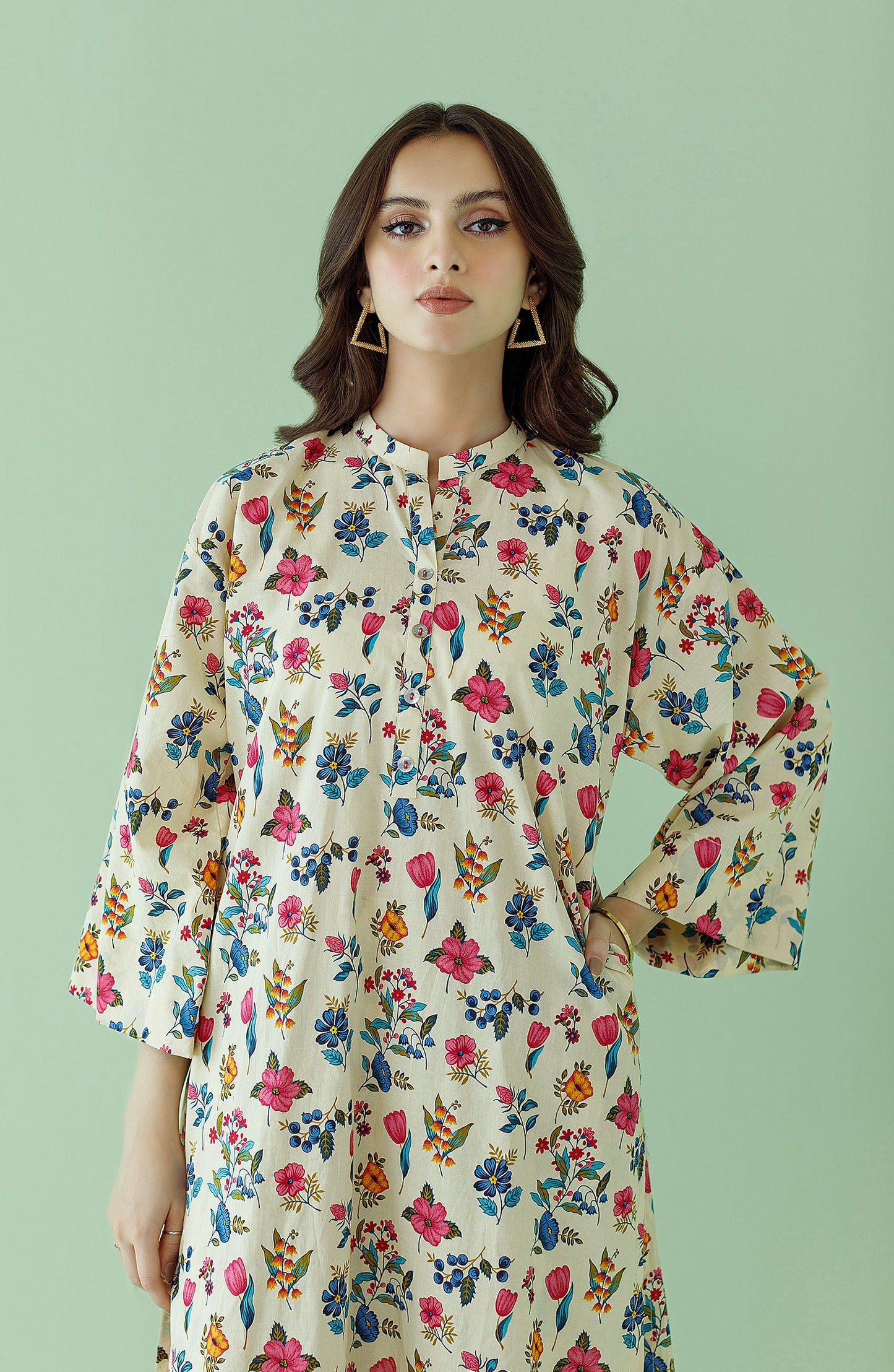 Orient - Stitched 2 Piece Printed Lawn Shirt and Lawn Pant