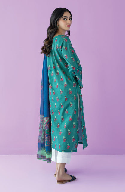 Orient - Unstitched 2 Piece Printed Lawn Shirt and Chiffon Dupatta