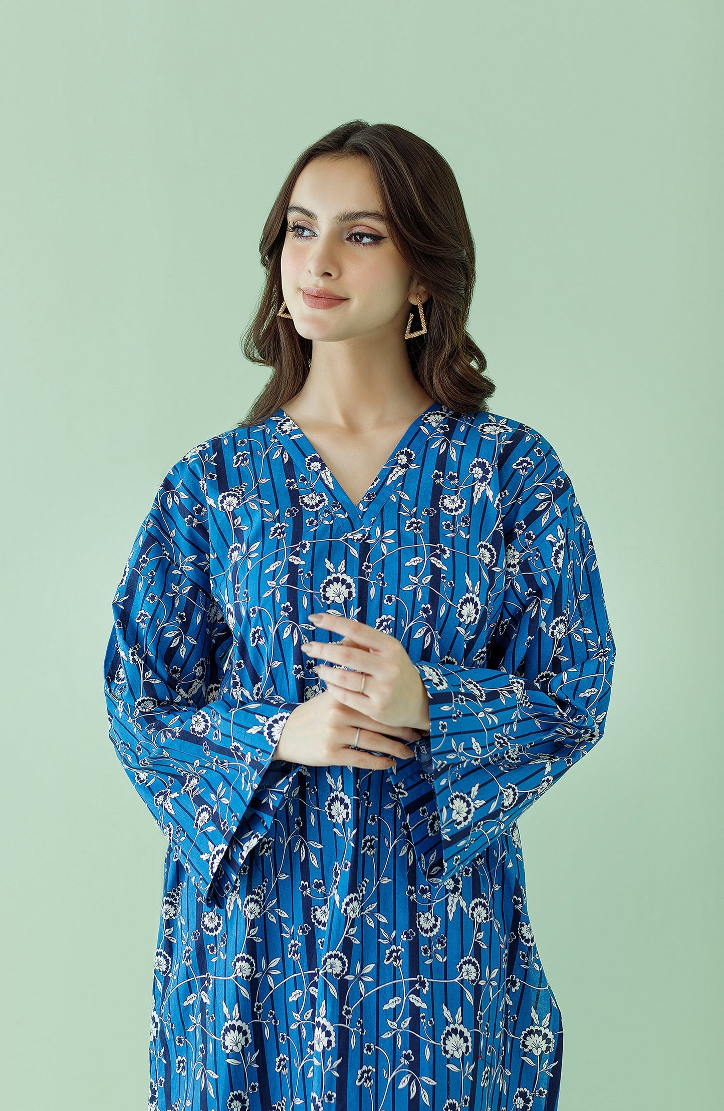 Orient - Unstitched 2 Piece Printed Lawn Shirt and Lawn Pant