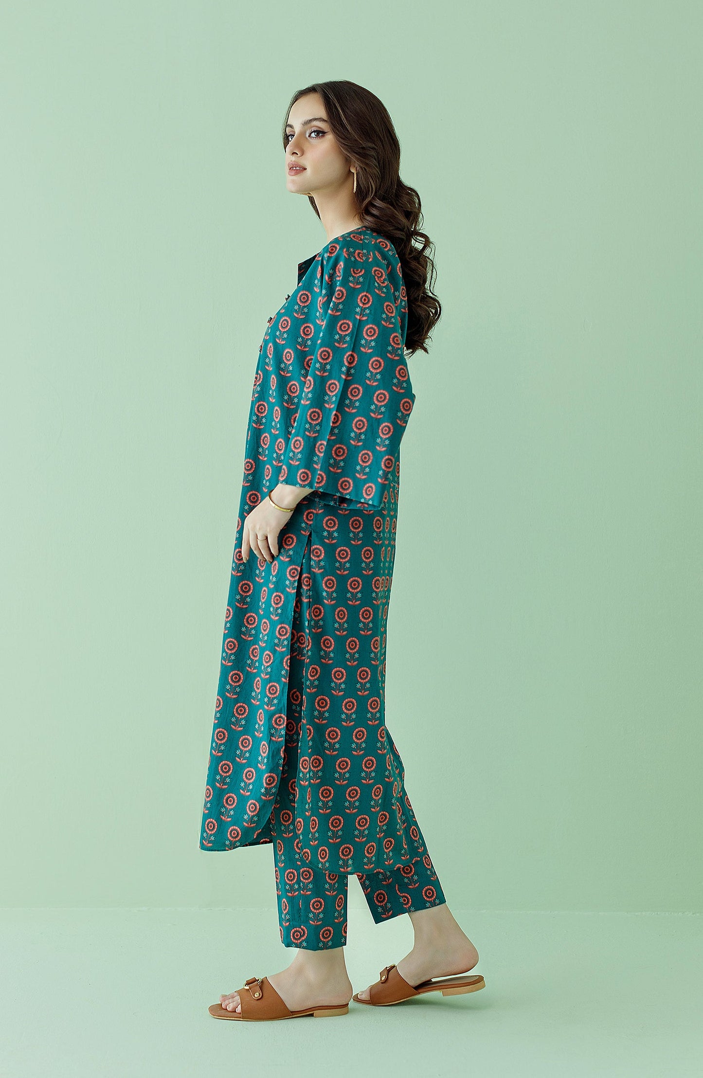 Orient - Stitched 2 Piece Printed Lawn Shirt and Lawn Pant