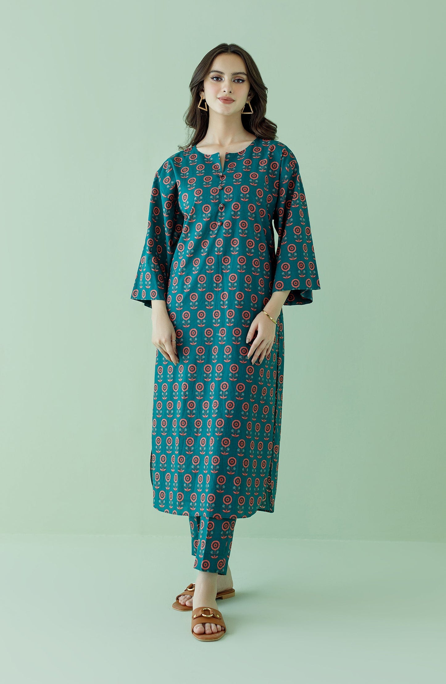 Orient - Stitched 2 Piece Printed Lawn Shirt and Lawn Pant