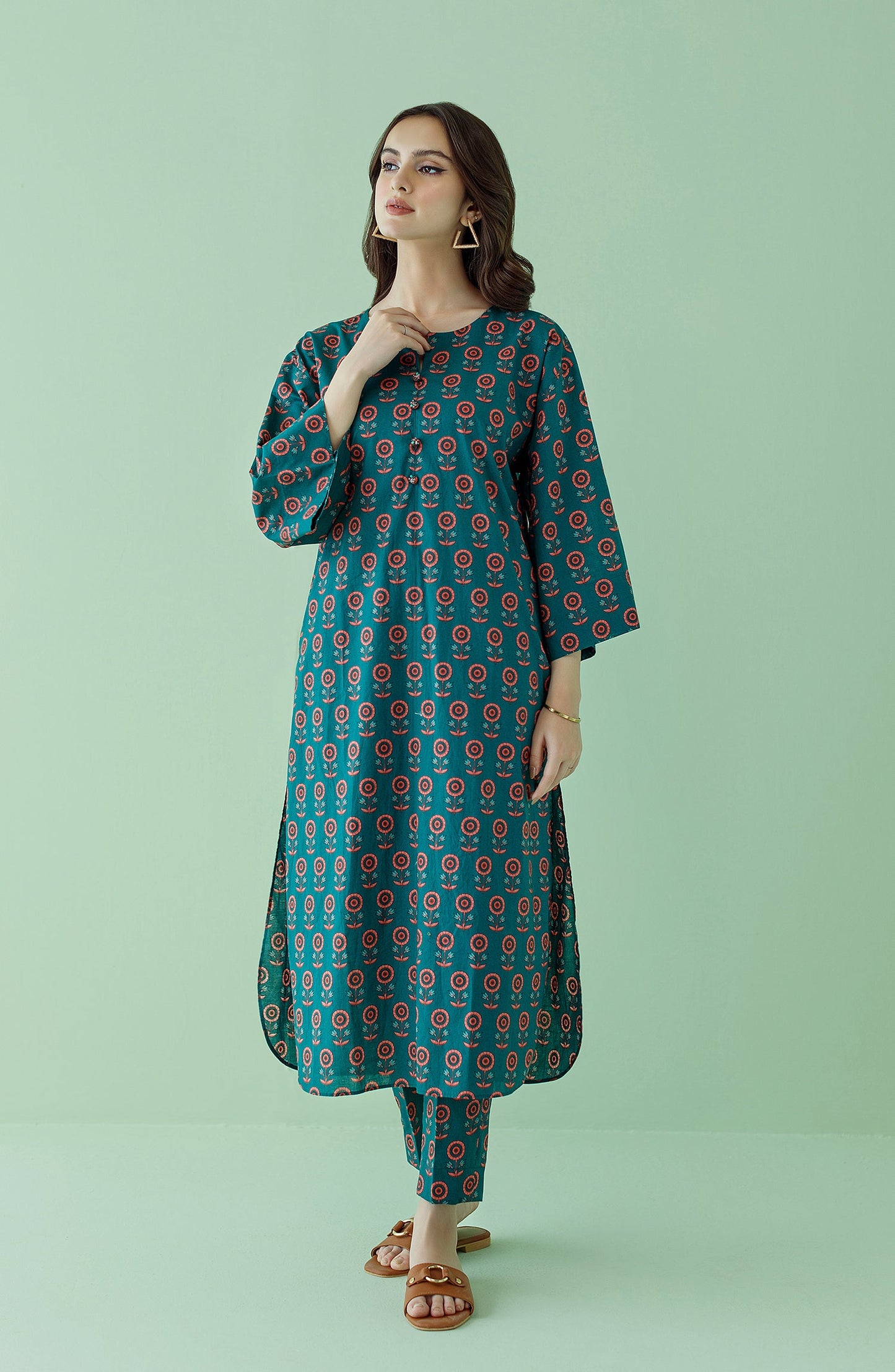 Orient - Stitched 2 Piece Printed Lawn Shirt and Lawn Pant
