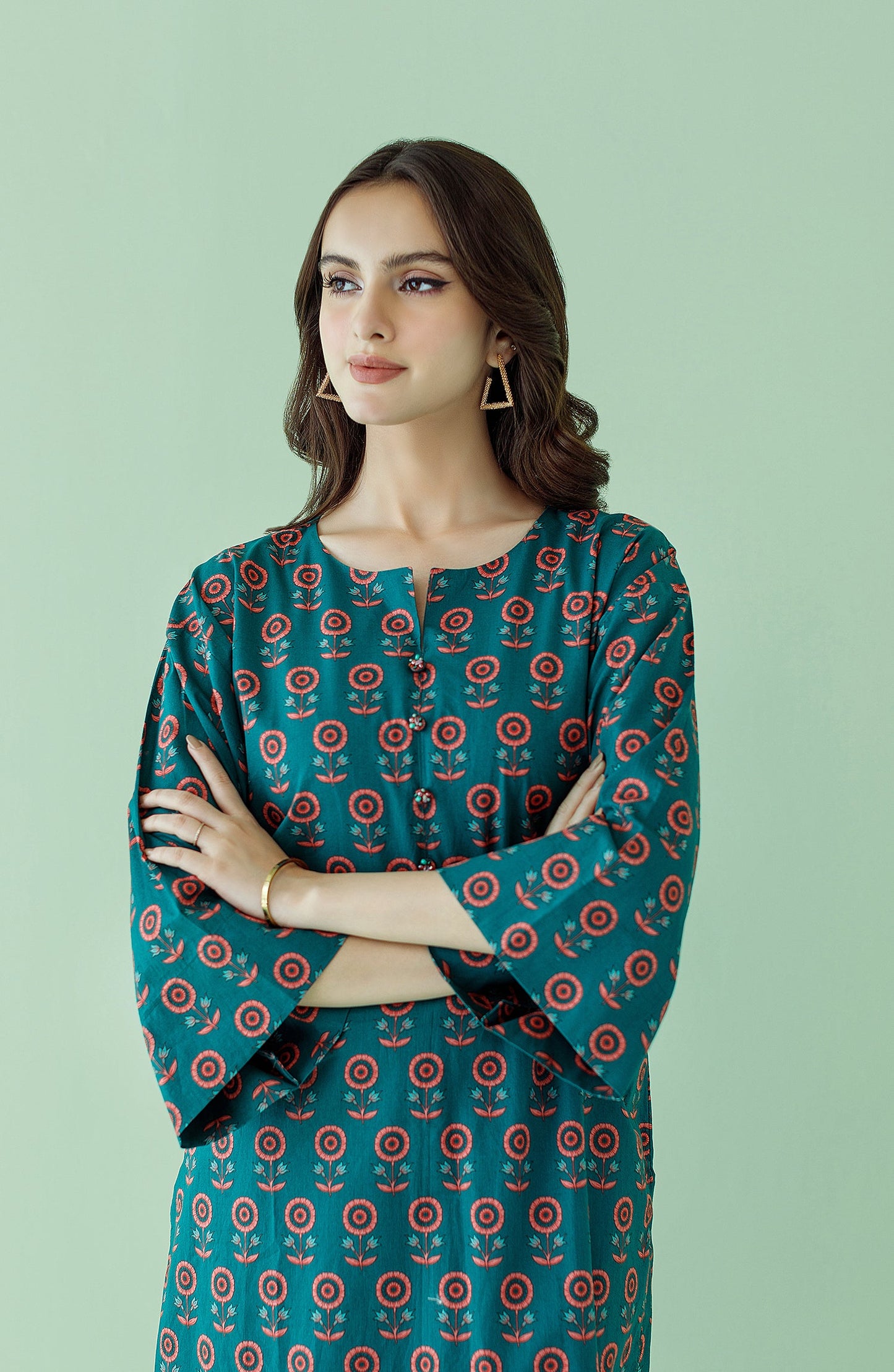 Orient - Unstitched 2 Piece Printed Lawn Shirt and Lawn Pant