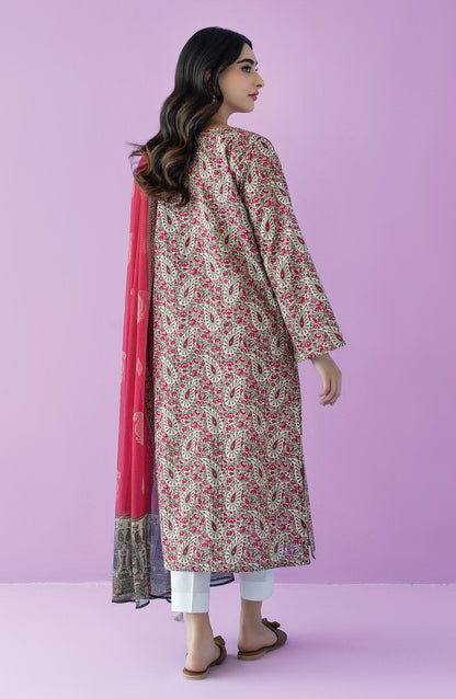 Orient - Unstitched 2 Piece Printed Lawn Shirt and Chiffon Dupatta