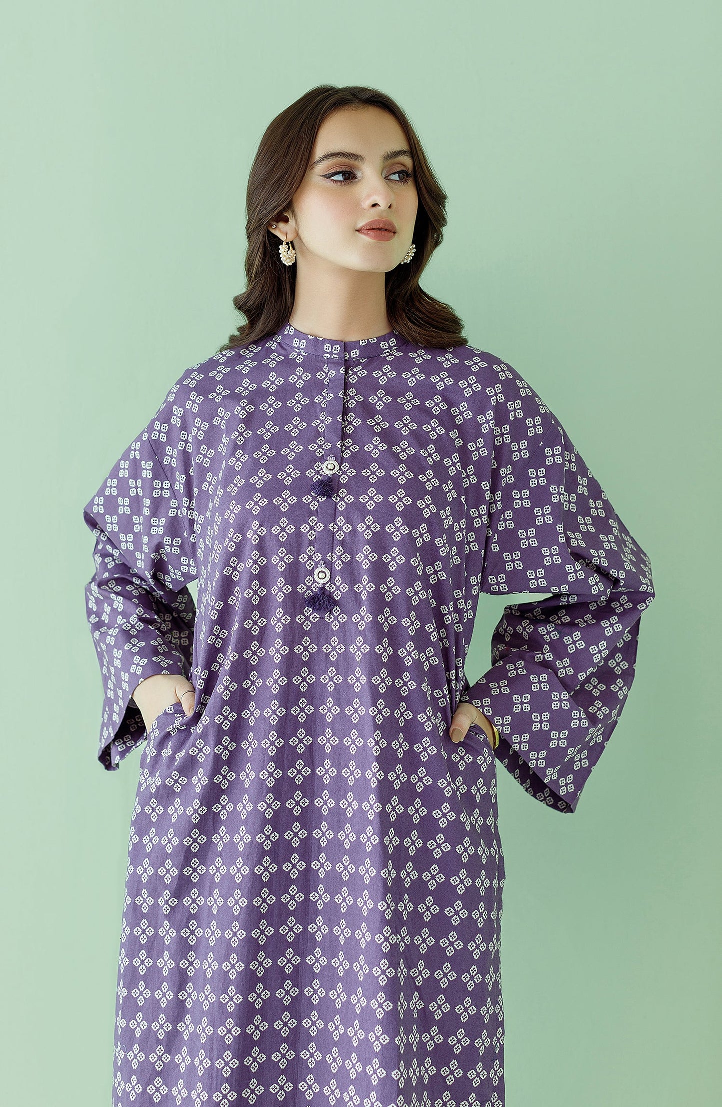 Orient - Unstitched 2 Piece Printed Lawn Shirt and Lawn Pant