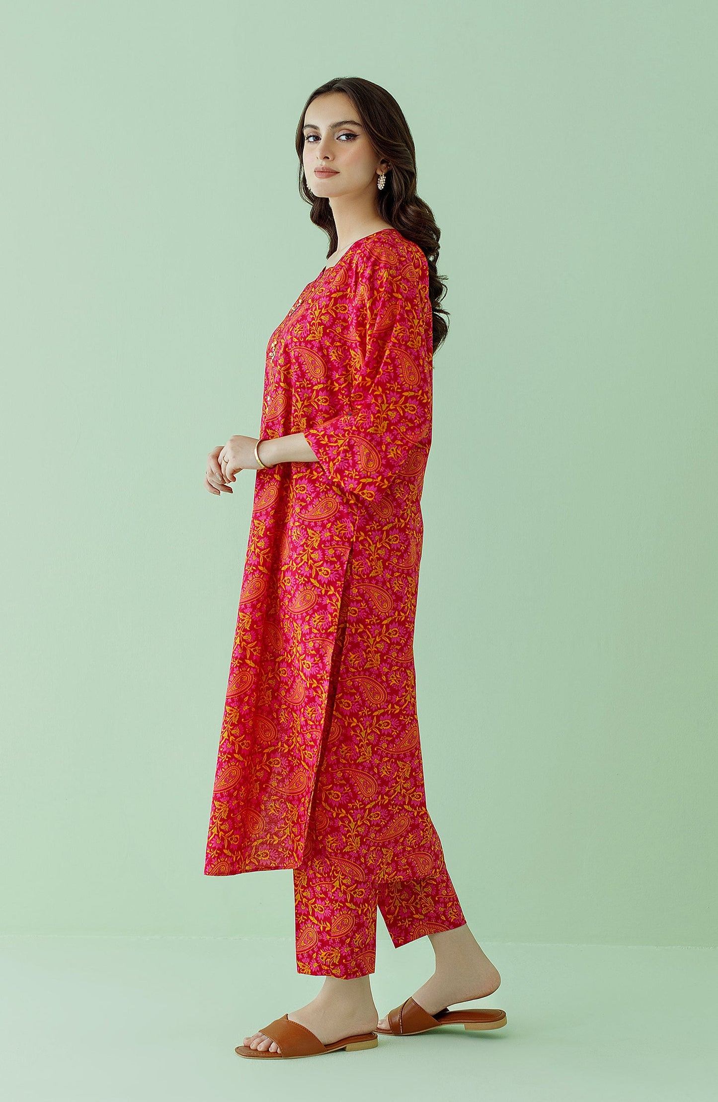 Orient - Unstitched 2 Piece Printed Lawn Shirt and Lawn Pant