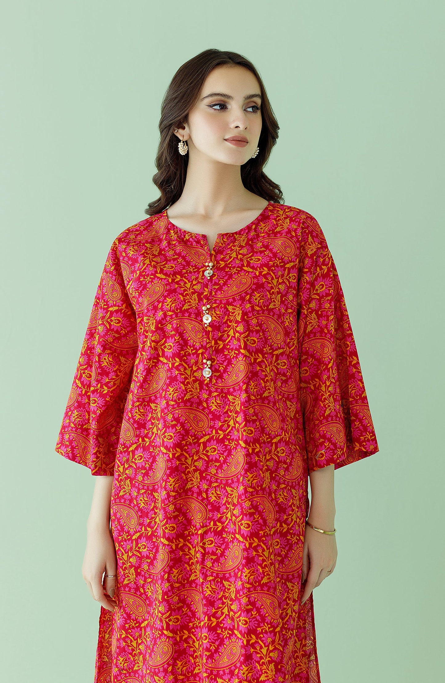 Orient - Unstitched 2 Piece Printed Lawn Shirt and Lawn Pant