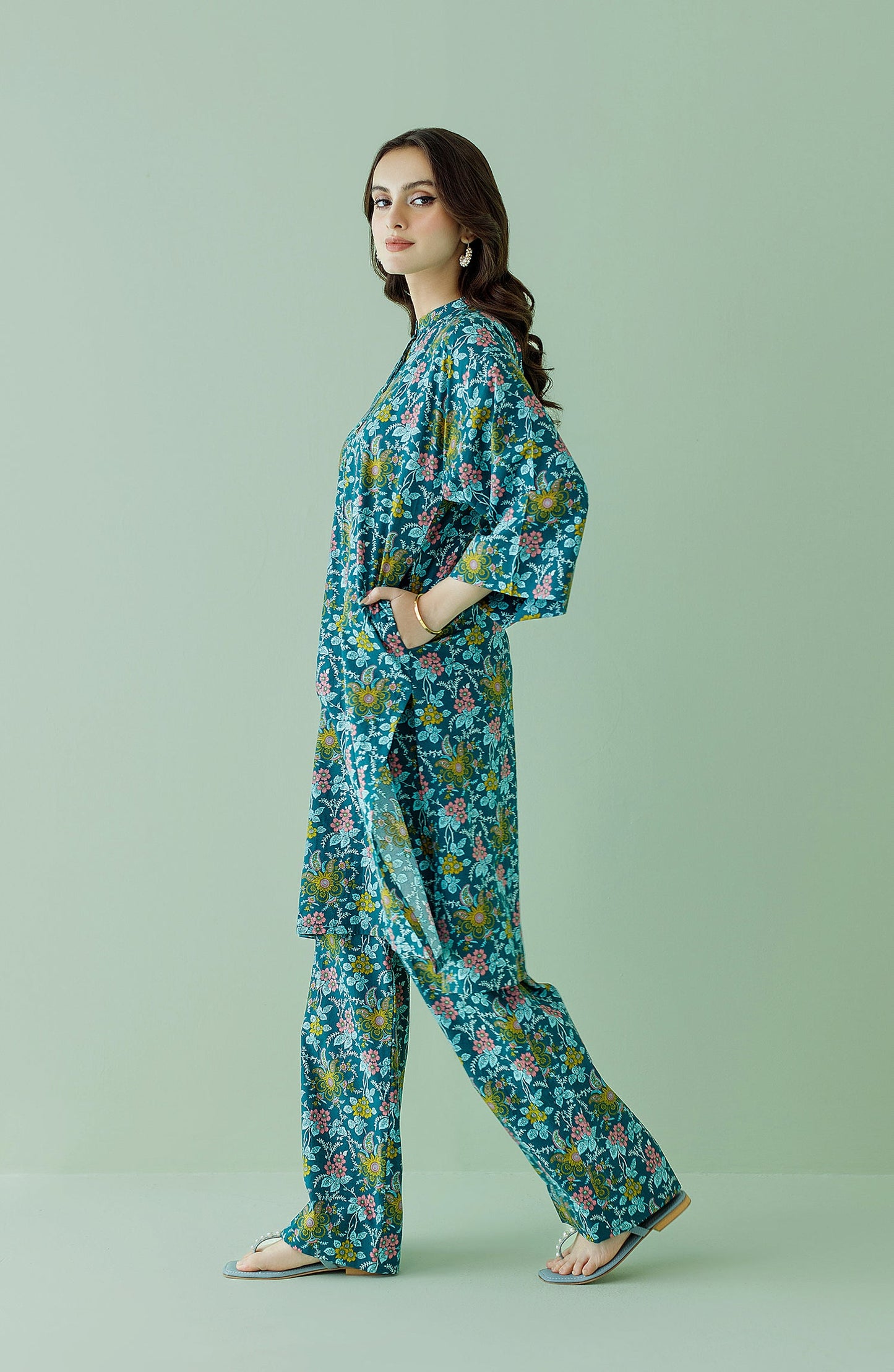 Orient - Stitched 2 Piece Printed Lawn Shirt and Lawn Pant