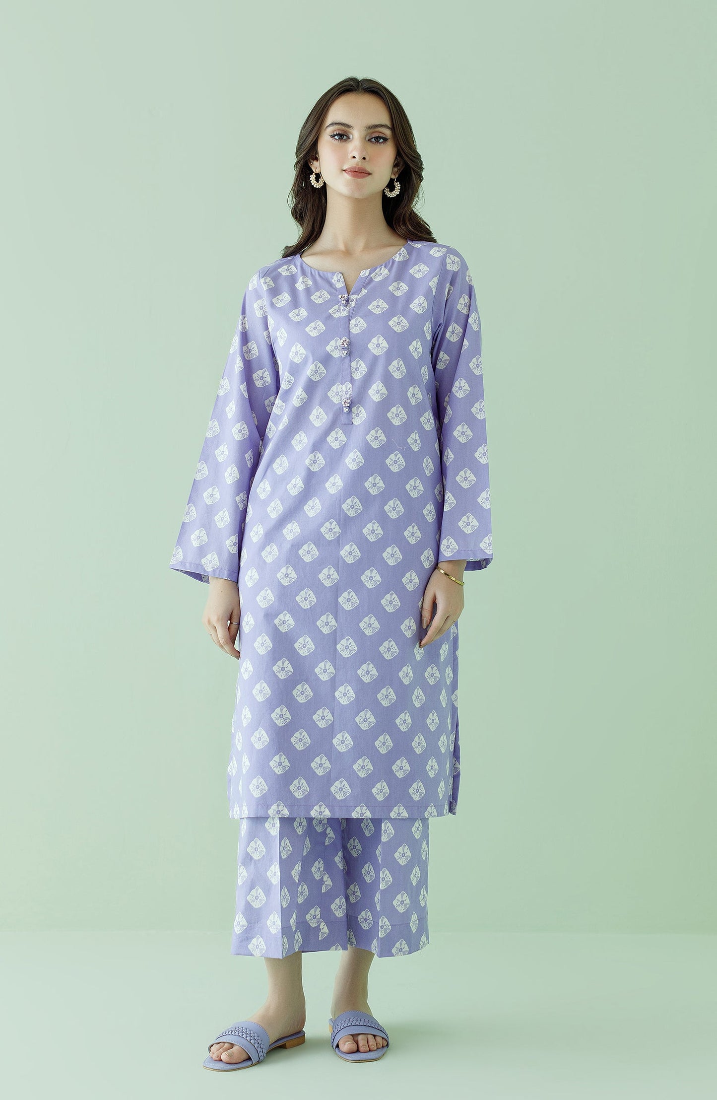 Orient - Unstitched 2 Piece Printed Lawn Shirt and Lawn Pant
