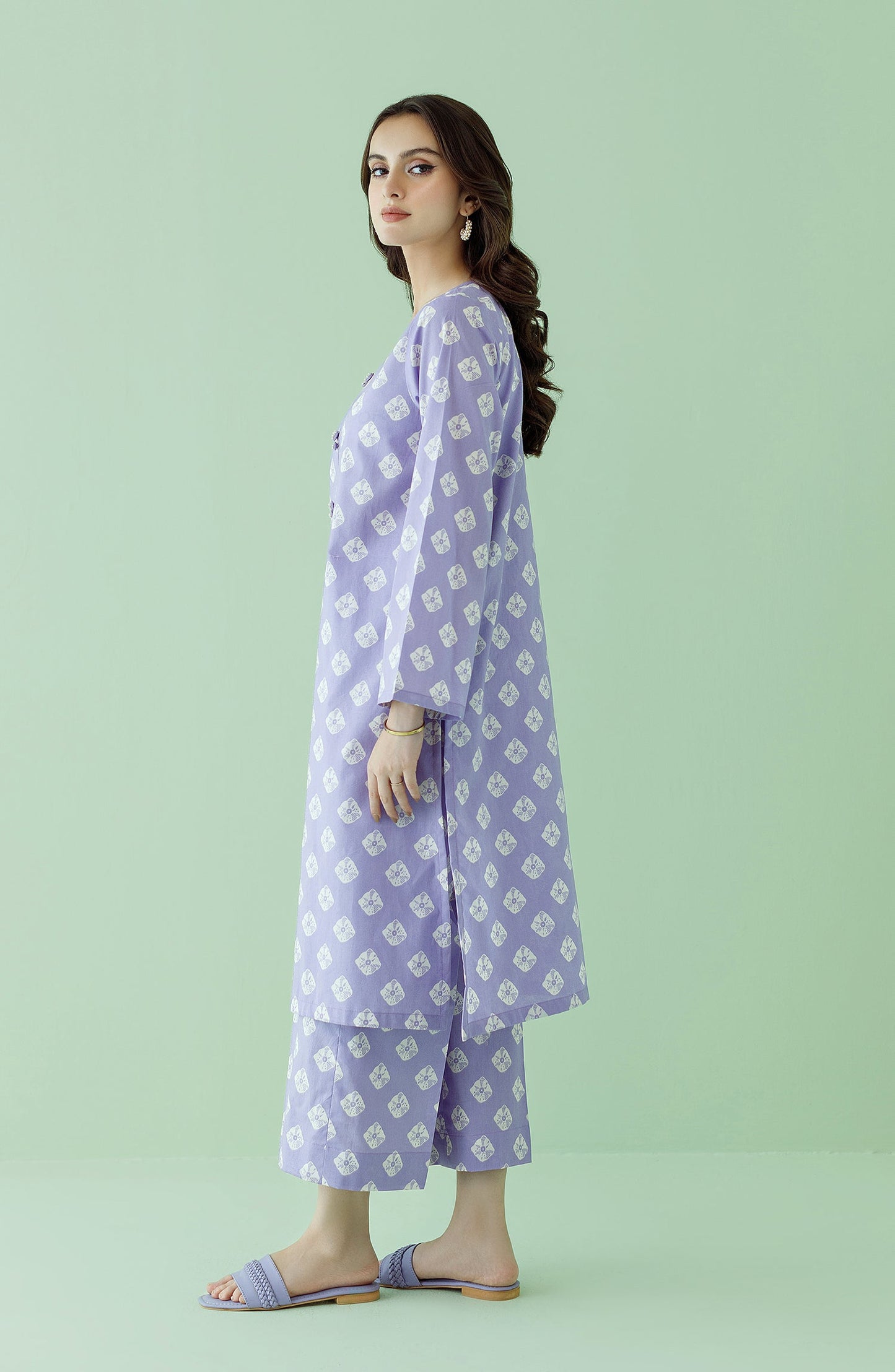 Orient - Unstitched 2 Piece Printed Lawn Shirt and Lawn Pant