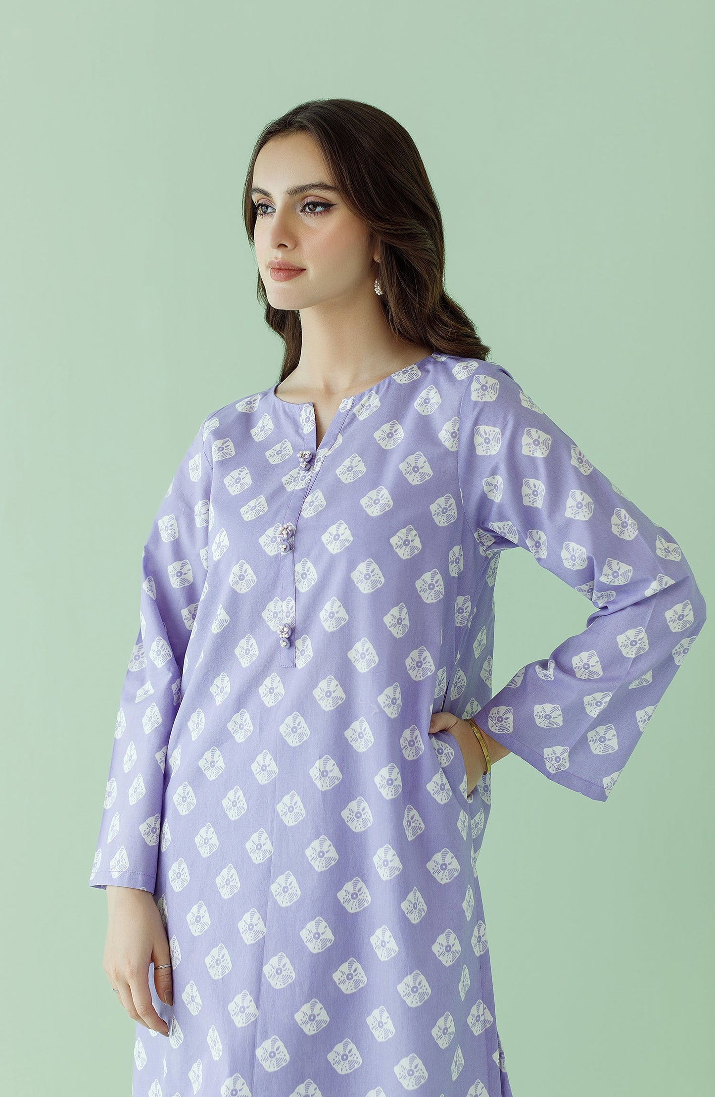 Orient - Unstitched 2 Piece Printed Lawn Shirt and Lawn Pant
