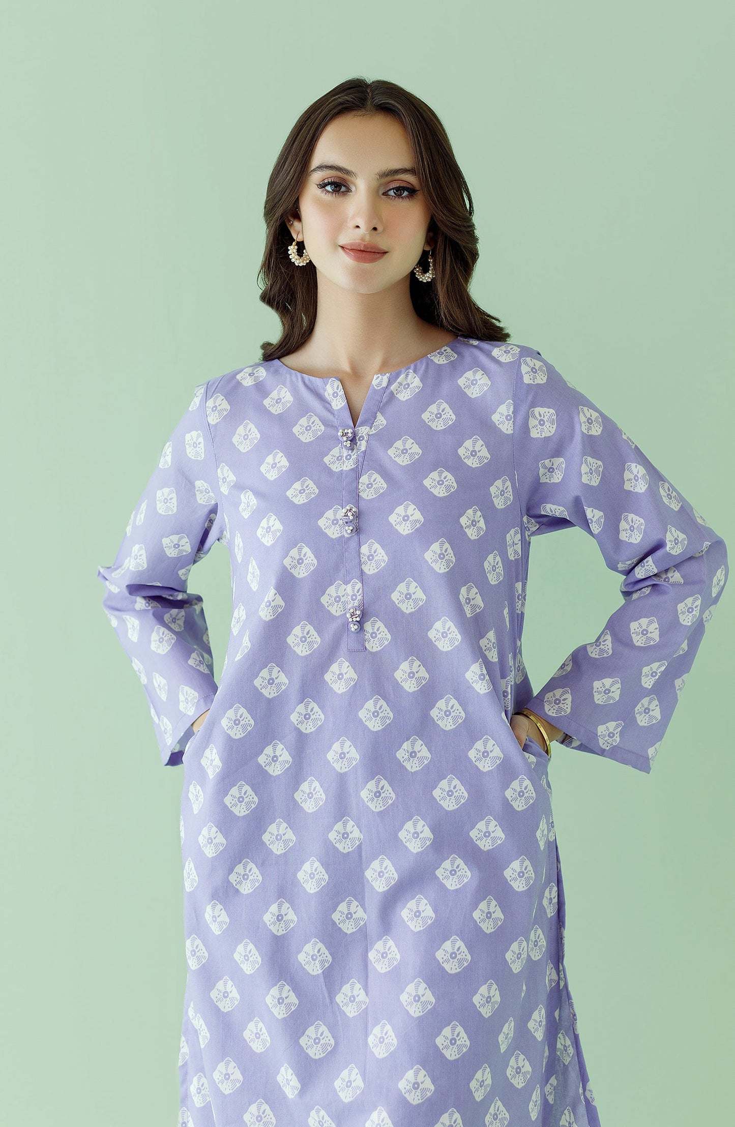 Orient - Unstitched 2 Piece Printed Lawn Shirt and Lawn Pant