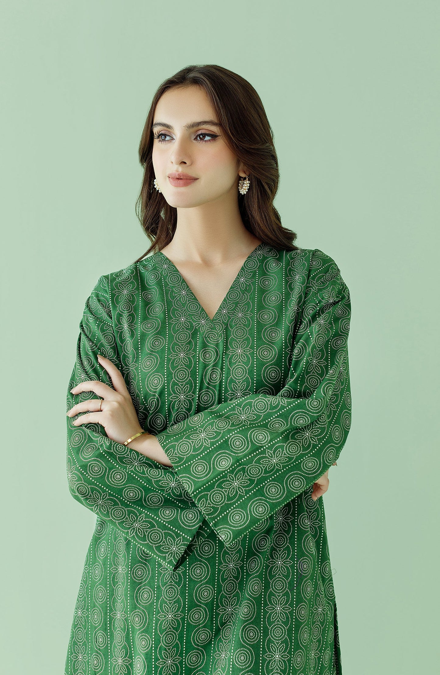 Orient - Unstitched 2 Piece Printed Lawn Shirt and Lawn Pant