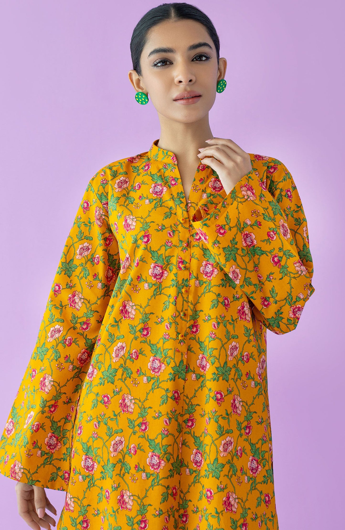 Orient - Unstitched 2 Piece Printed Lawn Shirt and Lawn Pant