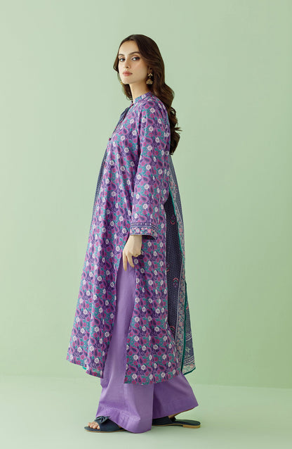 Orient - Unstitched 3 Piece Printed Lawn Shirt , Cambric Pant and Lawn Dupatta