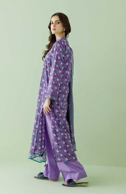 Orient - Unstitched 3 Piece Printed Lawn Shirt , Cambric Pant and Lawn Dupatta