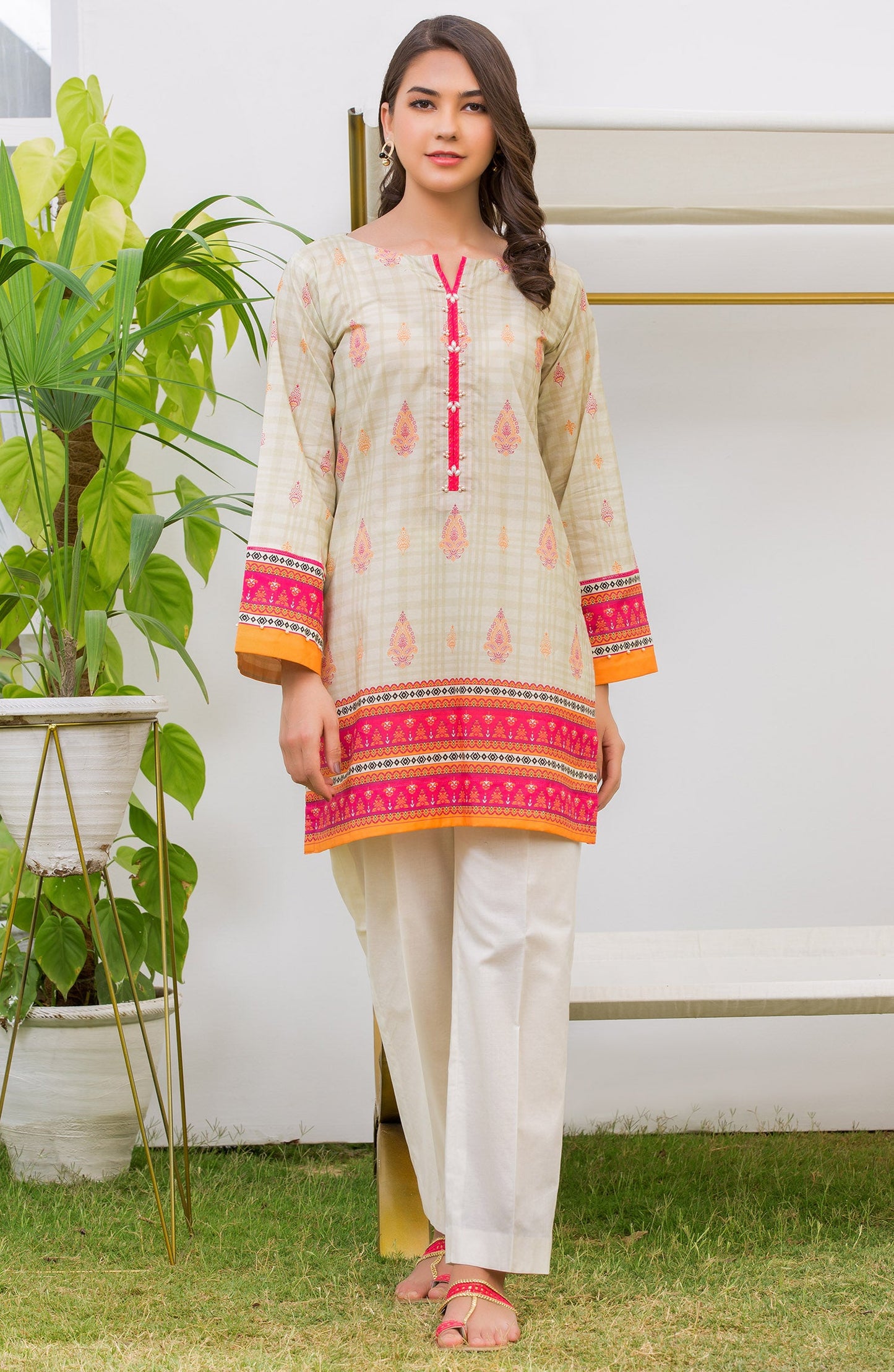 Orient - Unstitched 1 Piece Printed Lawn Shirt