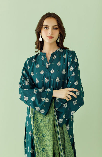 Orient - Unstitched 3 Piece Printed Lawn Shirt , Cambric Pant and Lawn Dupatta