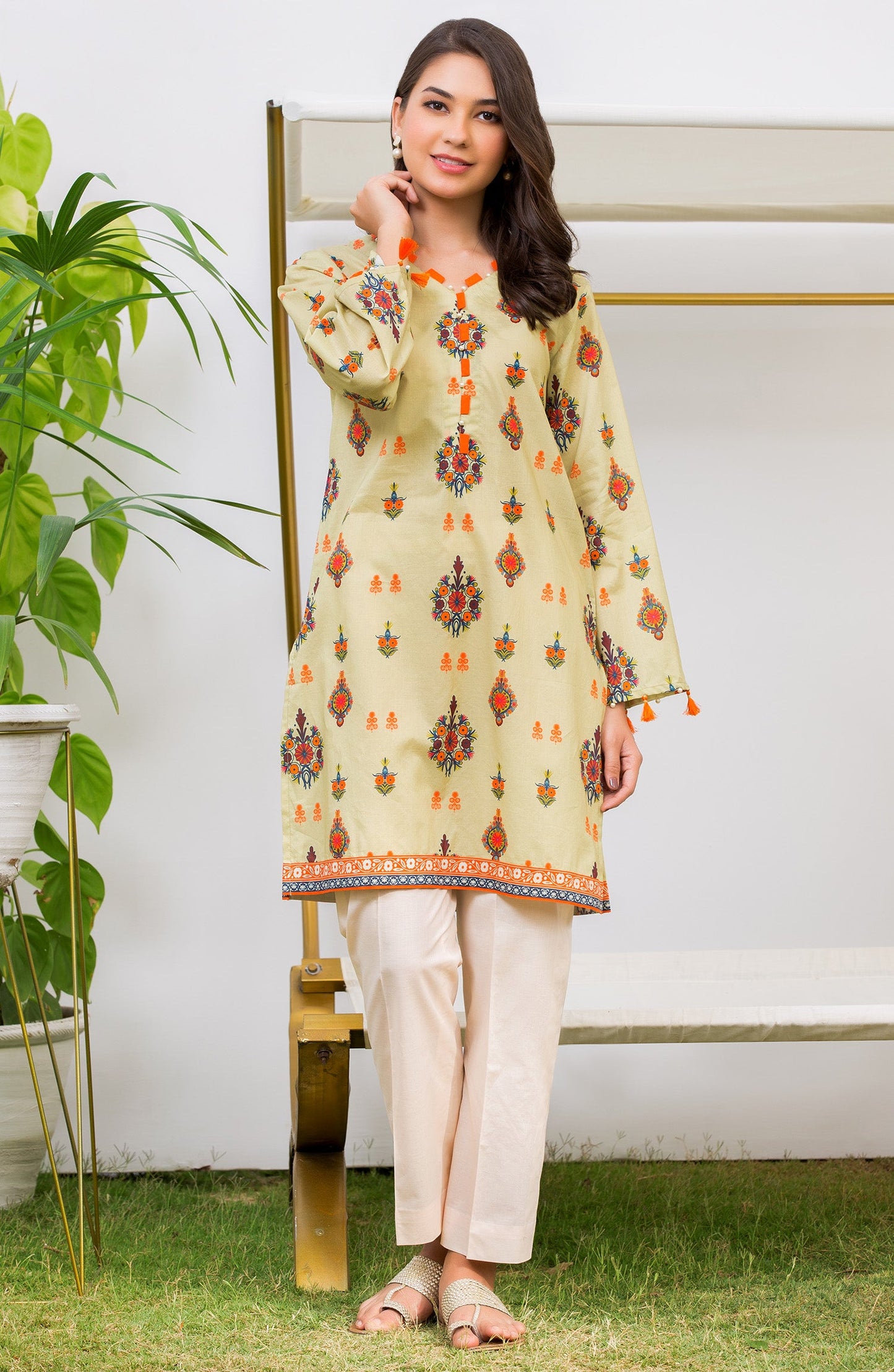 Orient - Unstitched 1 Piece Printed Lawn Shirt