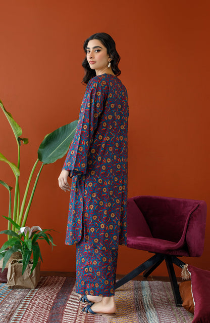 Orient - Stitched 2 Piece Printed Cotton Slub Shirt and Cotton Pant