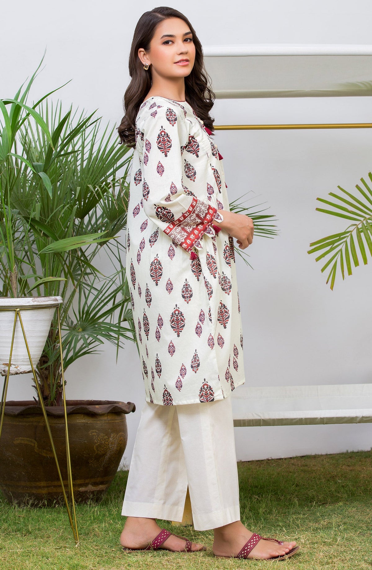 Orient - Unstitched 1 Piece Printed Lawn Shirt