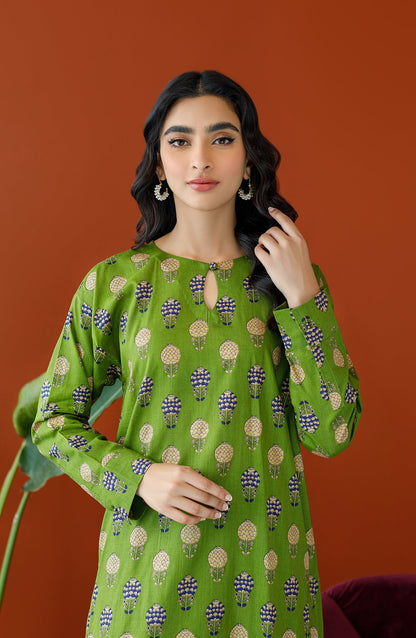 Orient - Unstitched 2 Piece Printed Cotton Slub Shirt and Cotton Pant