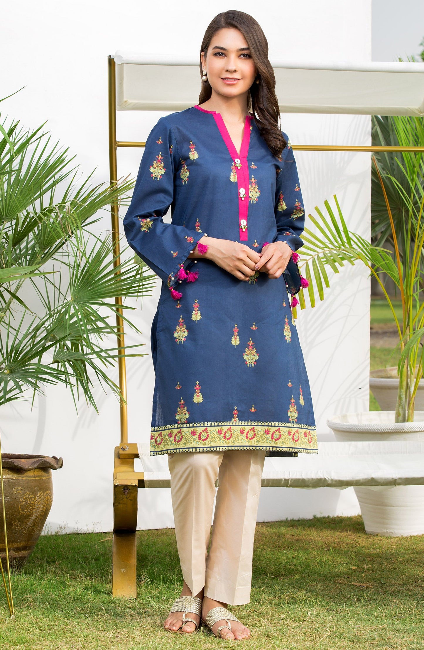 Orient - Unstitched 1 Piece Printed Lawn Shirt