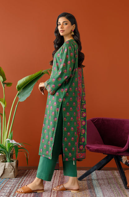 Orient - Unstitched 3 Piece Embroidered Karandi Shirt , Karandi Pant and Karandi Dupatta
