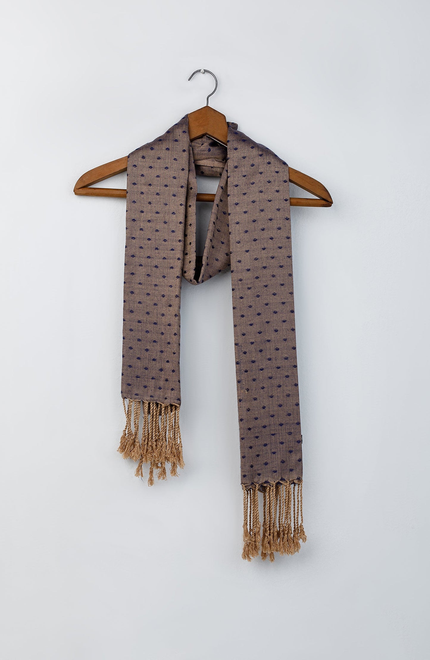Orient - Stitched 1 Piece Dyed Cotton Scarf