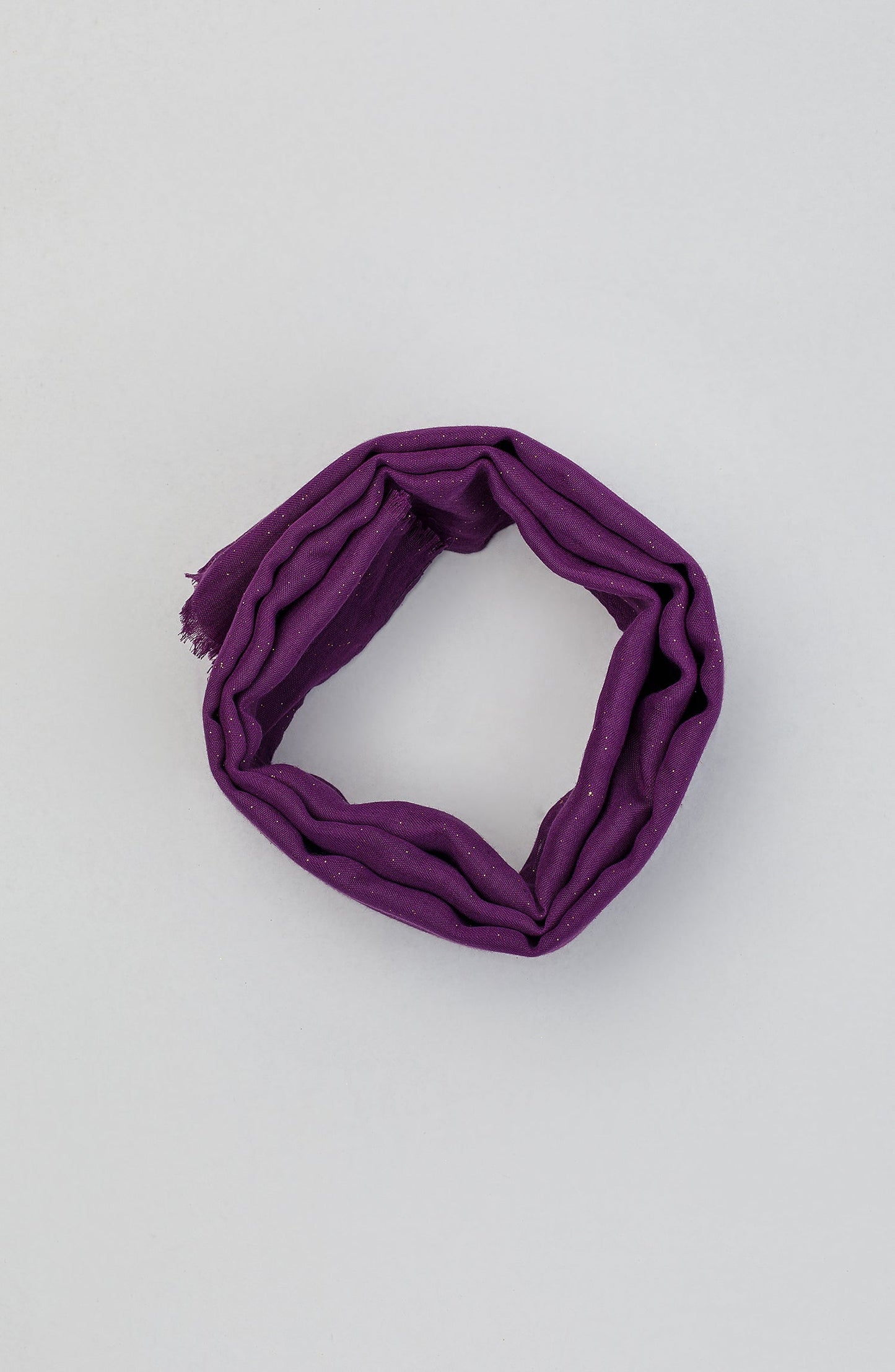 Orient - Stitched 1 Piece Dyed Cotton Scarf