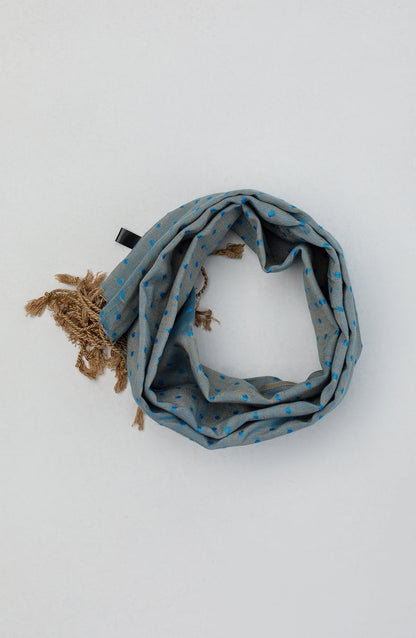 Orient - Stitched 1 Piece Dyed Cotton Scarf